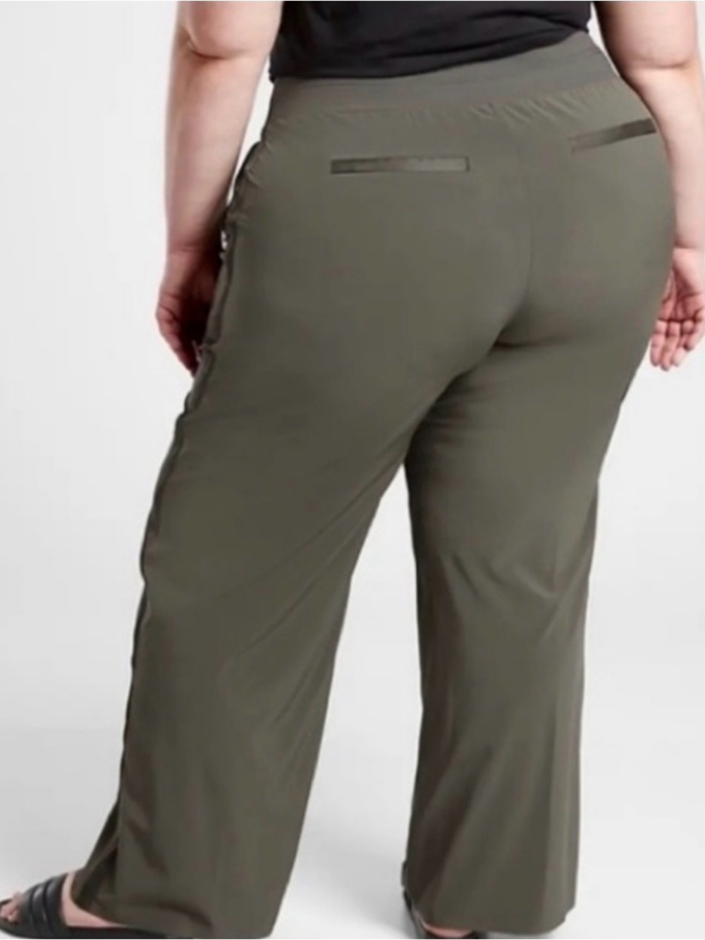 Athleta Nolota wide leg pants size 26 with pockets